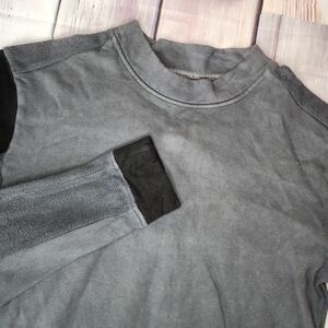 TOURNE DE TRANSMISSION 2012‎ Size S Sweatshirt Fleece Zip Back Accent Gray Black